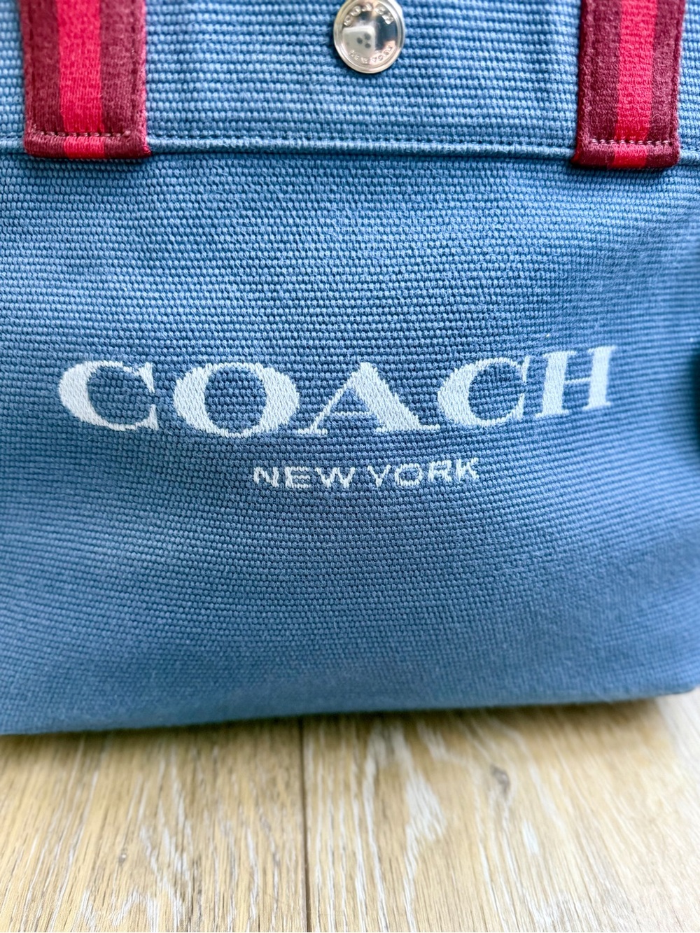 Coach Denim Tote - Picture 2 of 8